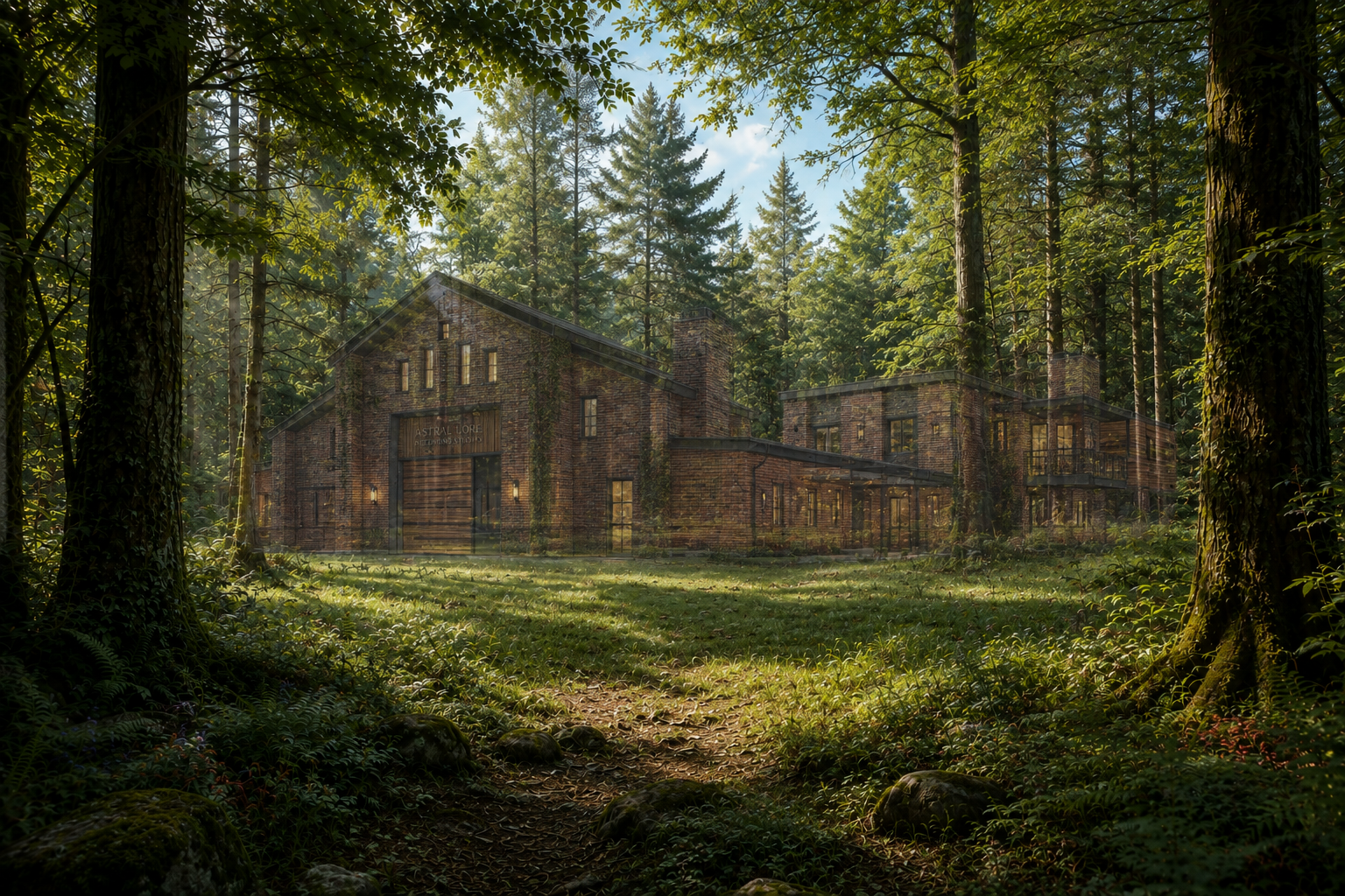 The imagined Astral Lore building
